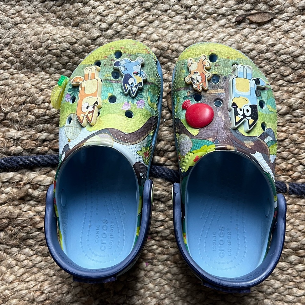 Bluey Crocs Kids size 11c